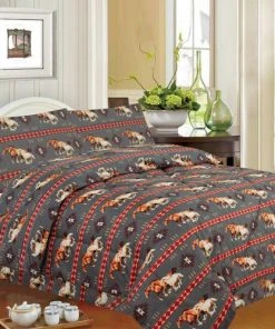 Shiloh Accessories, Gifts & More QUEEN Running Horse Design Bed Set