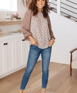 Ave Shops Long Sleeve Tops Laura Floral Top