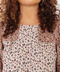 Ave Shops Long Sleeve Tops Laura Floral Top