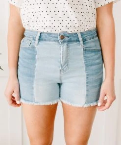 Ave Shops Two-Toned Shorts New Arrivals