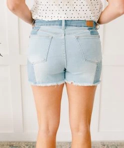 Ave Shops Two-Toned Shorts New Arrivals