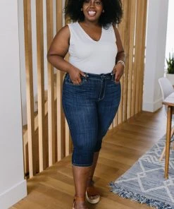 Ave Shops Bottoms & Jeans Classy Crop Capris