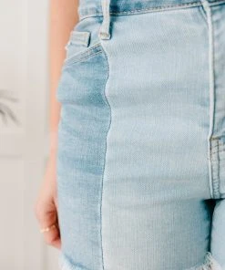 Ave Shops Two-Toned Shorts New Arrivals