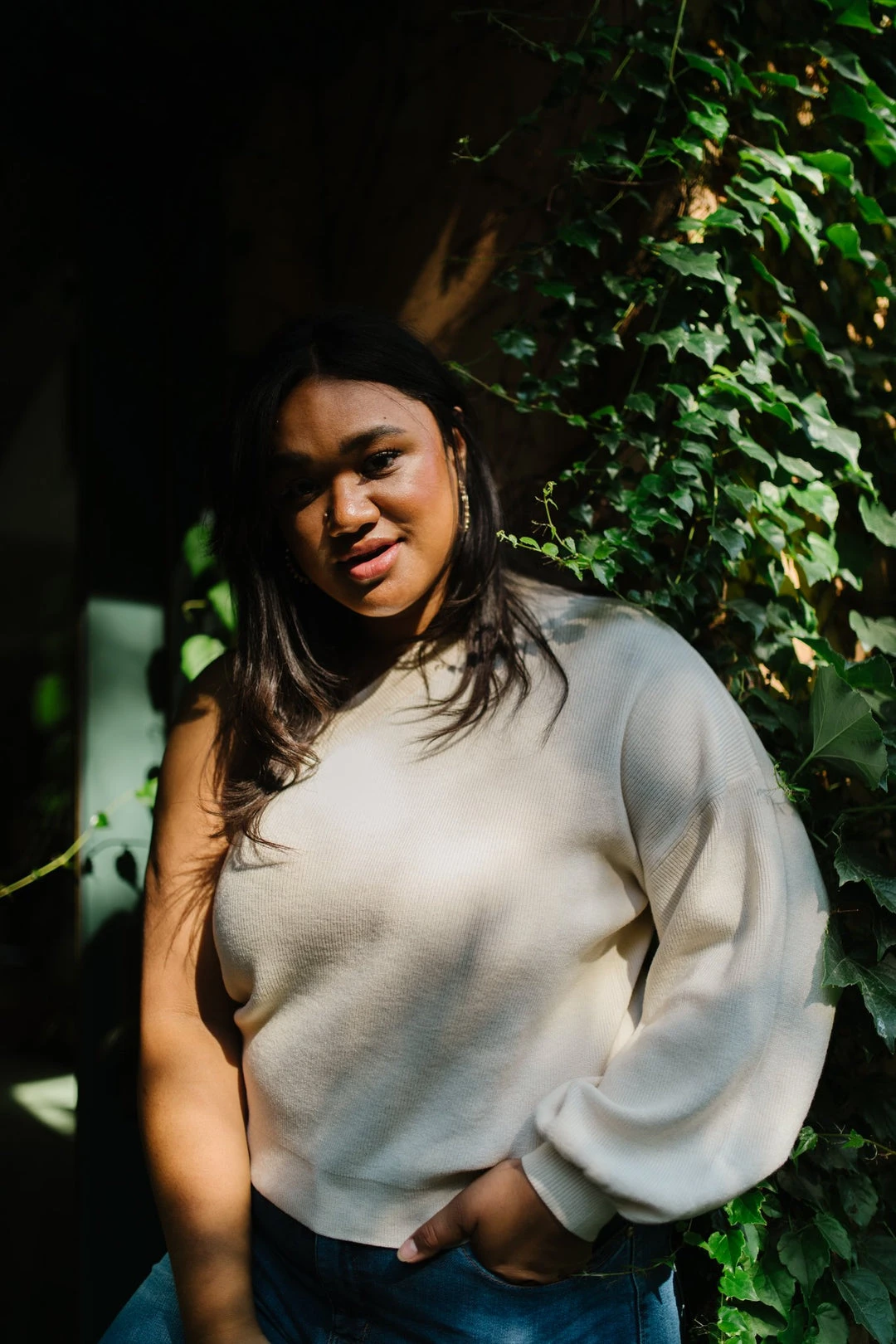 Ave Shops Women's Long Sleeve Cross Your Heart Top - Stylish & Comfortable Blouse 15 Ave Shops Long Sleeve Tops Cross Your Heart Top