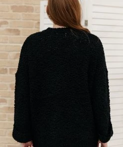 Ave Shops Snuggle Up Sweater In Black Clothing