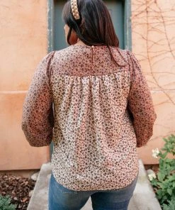 Ave Shops Long Sleeve Tops Laura Floral Top