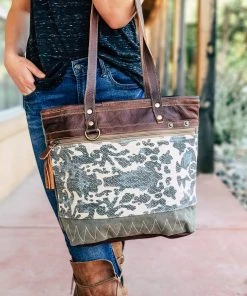 Myra Tan & Ivory Western Handbag