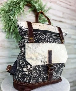 Myra Floral & Cowhide Rug Backpack Handbags & Wallets