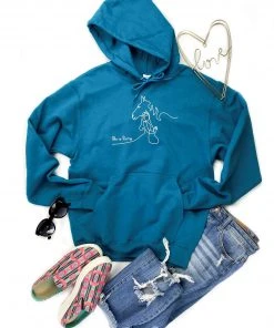The Cinchy Cowgirl Clothing Teal She Is Strong Hoodie