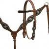 Shiloh Blue Rhinestone Hair On Hide Headstall Set Horse & Dog