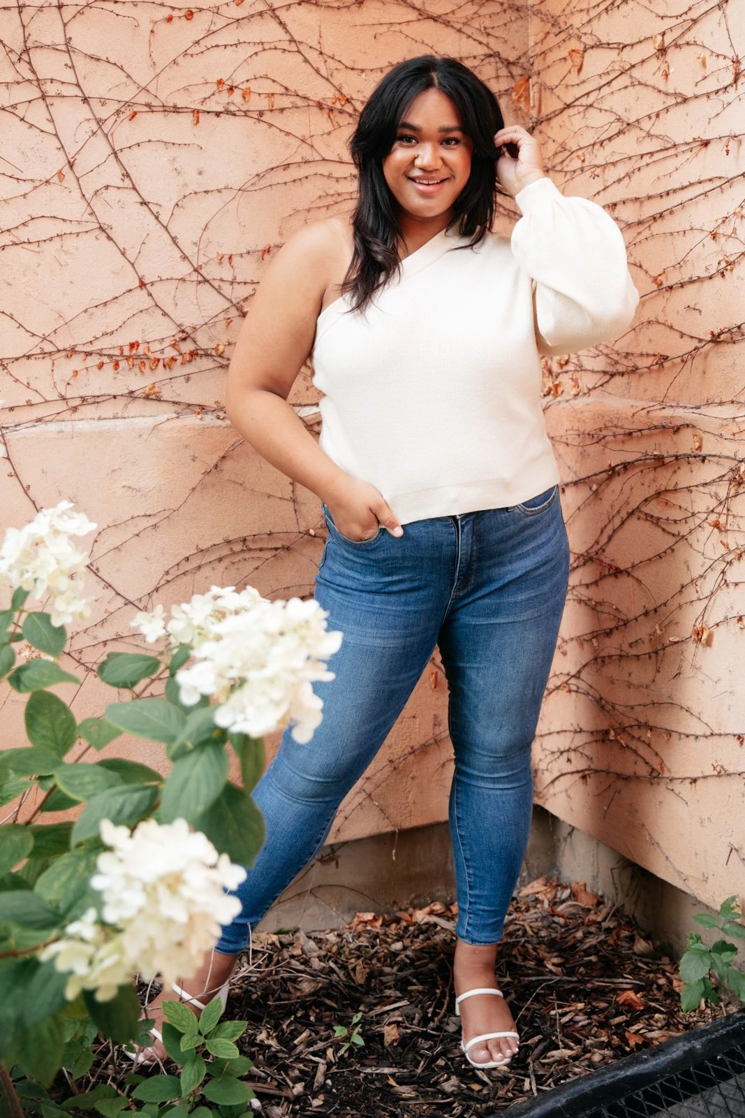 Ave Shops Women's Long Sleeve Cross Your Heart Top - Stylish & Comfortable Blouse 4 Ave Shops Long Sleeve Tops Cross Your Heart Top