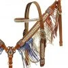 Cinchy Cowgirl Patriotic Fringe Headstall Set for Horse & Dog - USA Themed 2 The Cinchy Cowgirl Horse & Dog Patriotic Fringe Headstall Set