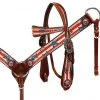 Shiloh Horse & Dog Stars N Stripes Headstall Set