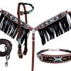 Shiloh Beaded Navajo 4 Piece Headstall Set