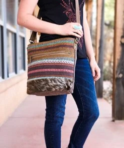 Myra Aztec Cowhide Tiered Handbag
