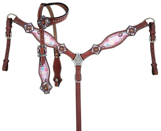 Shiloh PONY Donut Headstall Set - Premium Horse & Dog Headgear 3 Shiloh PONY Donut Headstall Set