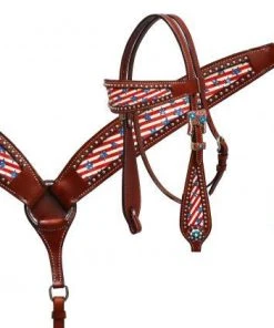 Shiloh Stars And Stripes Headstall Set