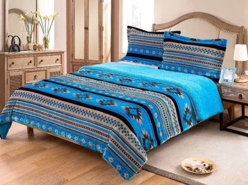 Shiloh Queen Size Borrego Comforter Set - Luxury Bedding for a Cozy Sleep 2 Shiloh Queen Size Borrego Comforter Set Comforter Sets
