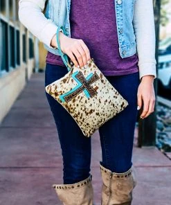 Bbags Handbags & Wallets Cowhide Cross Pouch/Wristlet