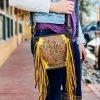 Bbags Catalina Tooled Fringe Crossbody Handbag Handbags & Wallets