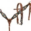 Shiloh Navajo Embroidered Headstall Set Headstall Sets