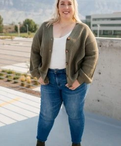 Ave Shops Buttoned Up Babe Sweater - Stylish Cardigan for Women 30 Ave Shops Buttoned Up Babe Sweater