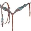 Shiloh Turquoise Beaded Headstall Set