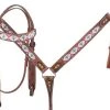 Shiloh Headstall Sets Multi Color Cactus Beaded Headstall Set