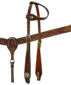 Shiloh One Ear Plain Floral Headstall Set Horse & Dog