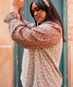 Ave Shops Long Sleeve Tops Laura Floral Top