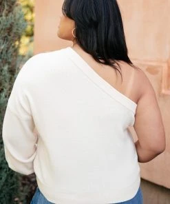 Ave Shops Women's Long Sleeve Cross Your Heart Top - Stylish & Comfortable Blouse 26 Ave Shops Long Sleeve Tops Cross Your Heart Top