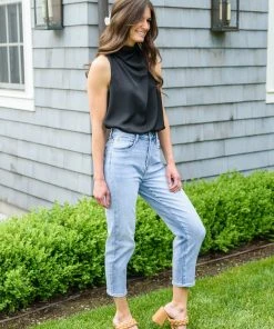 Ave Shops A-Game Mom Fit Jeans New Arrivals