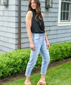 Ave Shops A-Game Mom Fit Jeans New Arrivals