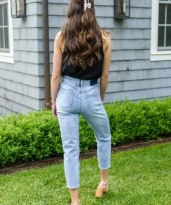 Ave Shops A-Game Mom Fit Jeans New Arrivals