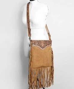 American Darling Concealed Carry Georgia Brown Fringe Handbag