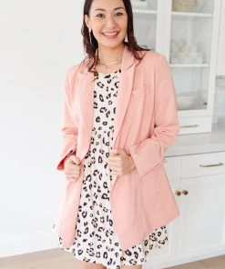 Ave Shops Abby Blazer In Peach