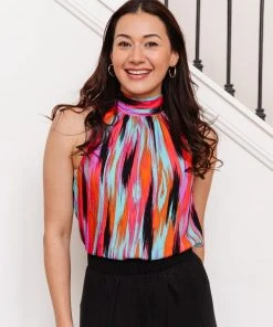 Ave Shops Abstract Artist Tank Top - Stylish Short Sleeve Tops for Women 24 Ave Shops Abstract Artist Tank Clothing