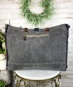 Myra Abstract Patina & Cowhide Weekender Handbag Handbags & Wallets