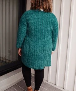 Ave Shops Clothing Admire Me Cardi In Hunter Green