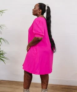 Ave Shops Adore Me Dress In Pink Dresses, Rompers, Jumpsuits