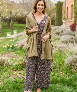 Ave Shops Adrift Memories Kimono In Green