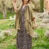 Ave Shops Adrift Memories Kimono In Green