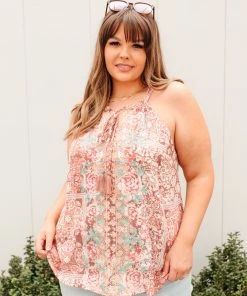 Ave Shops Women's Afternoon Aura Tank Top - Lightweight Short Sleeve Blouse 23 Ave Shops Clothing Afternoon Aura Tank