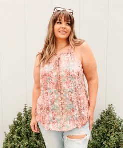 Ave Shops Women's Afternoon Aura Tank Top - Lightweight Short Sleeve Blouse 27 Ave Shops Clothing Afternoon Aura Tank