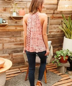 Ave Shops Women's Afternoon Aura Tank Top - Lightweight Short Sleeve Blouse 28 Ave Shops Clothing Afternoon Aura Tank