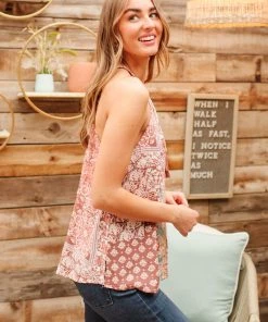 Ave Shops Women's Afternoon Aura Tank Top - Lightweight Short Sleeve Blouse 26 Ave Shops Clothing Afternoon Aura Tank