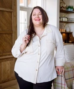 Ave Shops All A Dream Shacket In Ivory