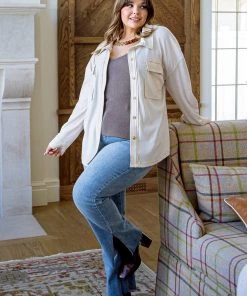 Ave Shops All A Dream Shacket In Ivory