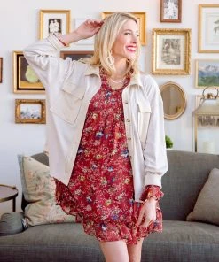 Ave Shops All A Dream Shacket In Ivory