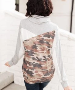 Ave Shops All About Adventure Top In Camo Clothing